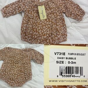 NWT Vignette Daisy Bubble Romper